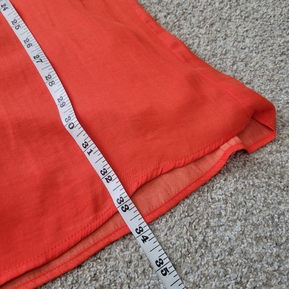 RACHEL Zoe Sleeveless Red Ruffle Shift Dress sz XS - Excellent Condition - Picture 7 of 7